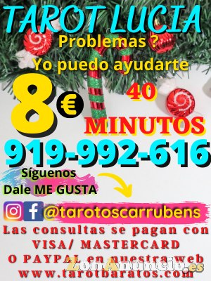 8€ / 40 min para que conozcas tu futuro amoroso